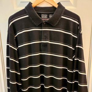 Jos. A. Bank - Long Sleeve Polo - Black - Size XXL